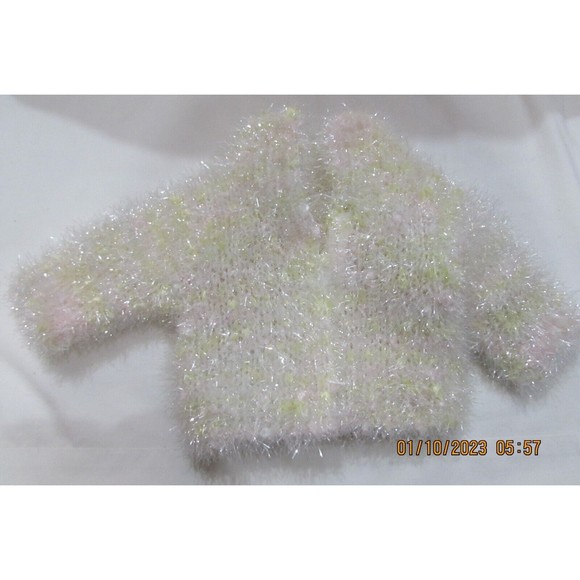 PLEASANT COMPANY AMERICAN GIRL DOLL COAT EYELASH SPARKLE WHITE - Picture 1 of 7